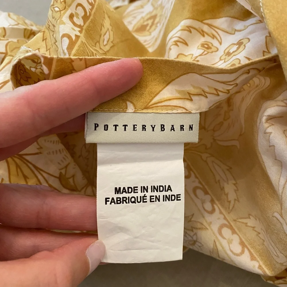 Pottery Barn Euro Shams Pair